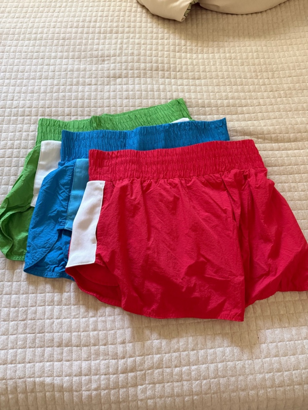 JoyLab Colorblock Active Shorts - Red, Blue, Green